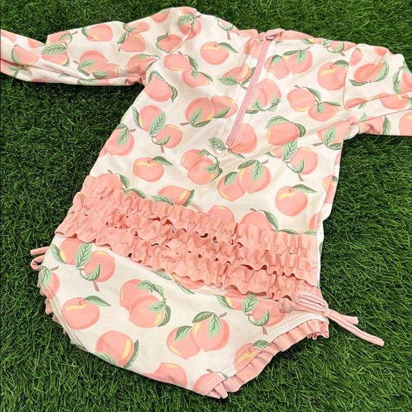 HB Rashguard Ruffle Butt Swimsuit - Picture 2 of 3